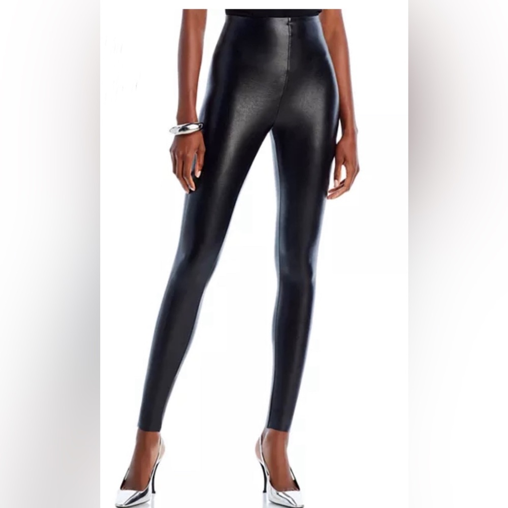 COMMANDO CONTROL TOP FAUX LEATHER LEGGINGS